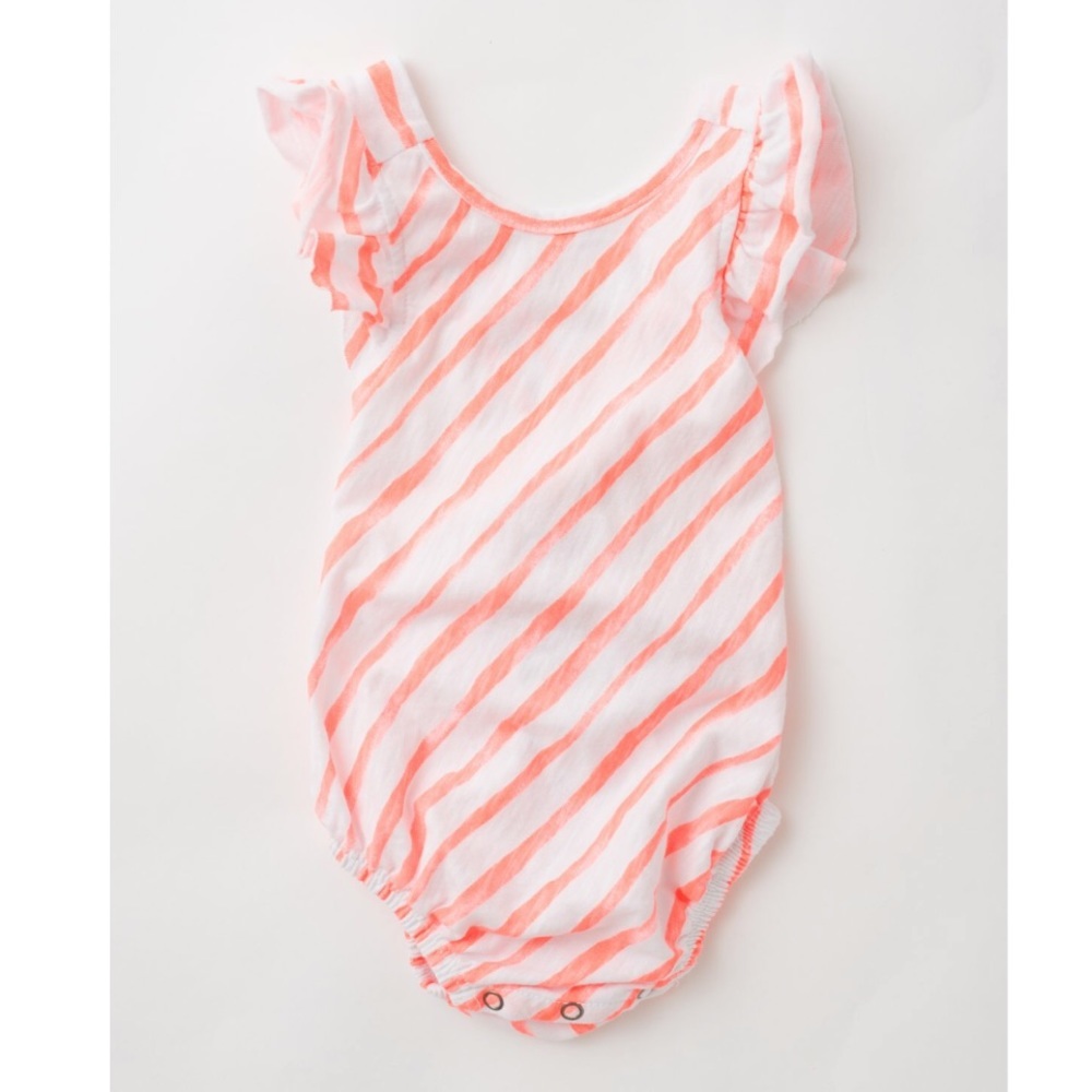 Joah Love Striped Onesie - Picture 2 of 8